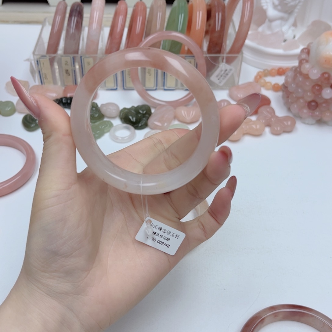 未镶嵌手镯石英质玉华