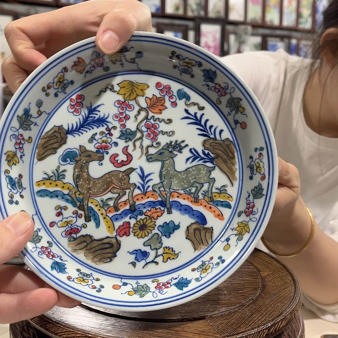 摆件陶瓷/////景德镇陶瓷瓷器。