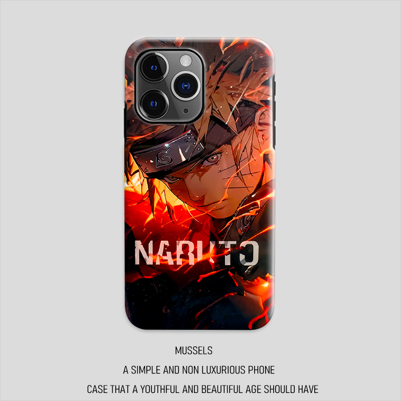 鸣人-菲林软硬壳2合1创意适用于苹果华为VIVO小米OPPO手机壳