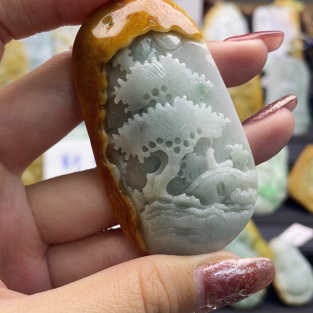翡翠吊坠(不含链)未镶嵌