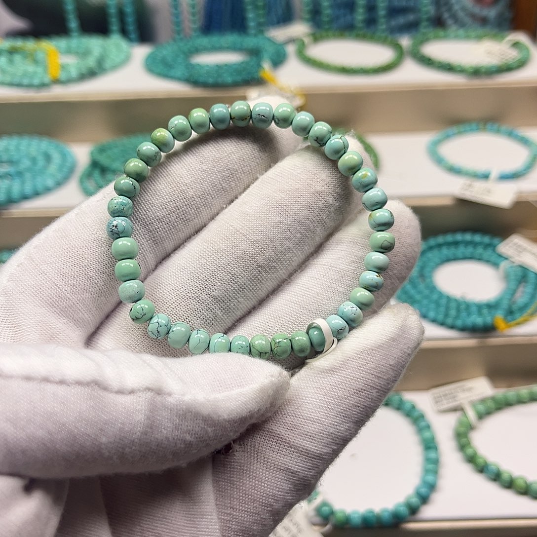 未镶嵌绿松石手链