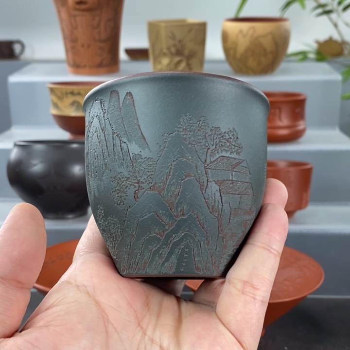 宜兴紫砂手工主人杯