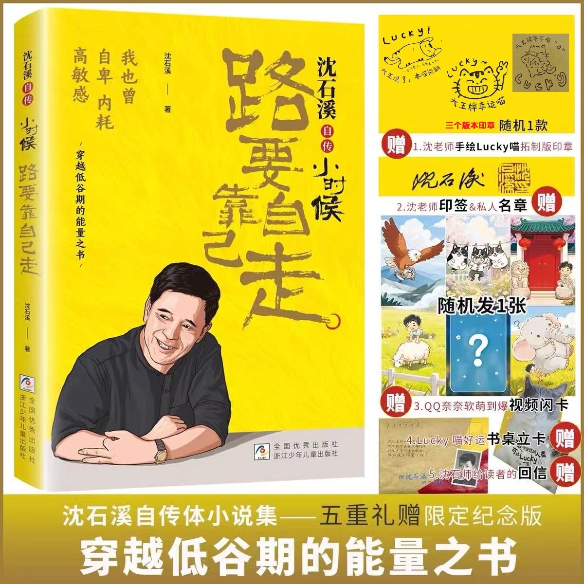 【现货】我也曾自卑内耗沈石溪《路要靠自己走》穿越低谷期的能量之书