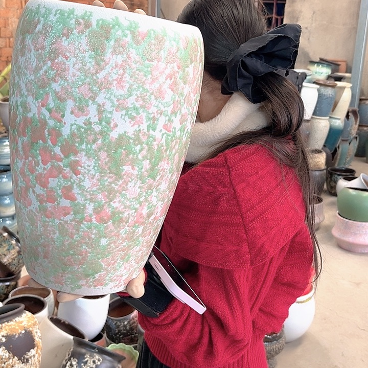 正品口20高33花盆……