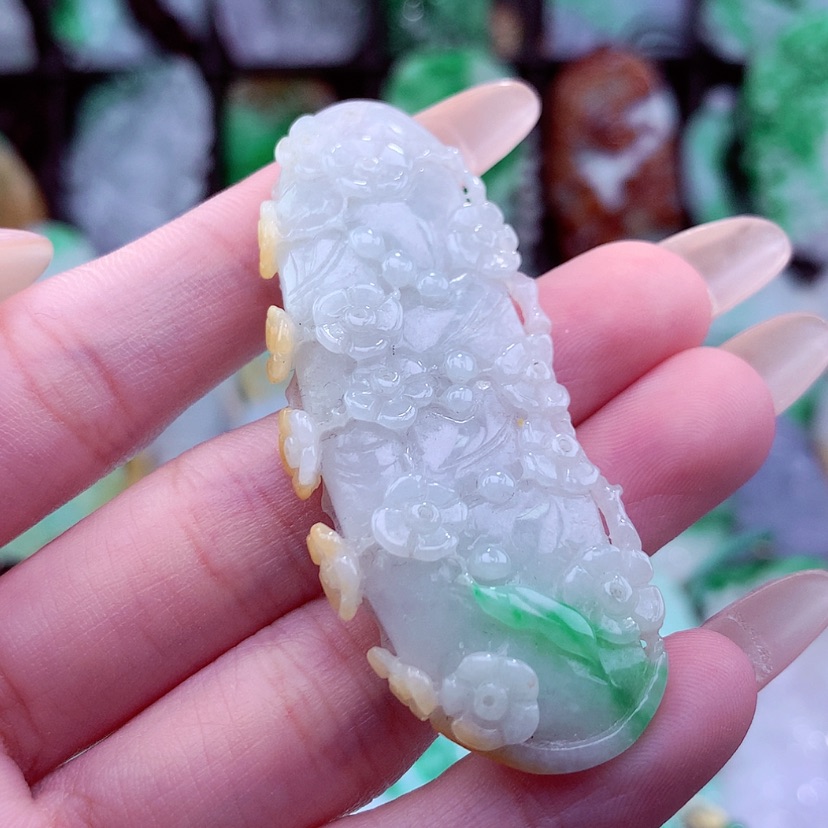 【闪购商品】翡翠颈饰未镶嵌挂件