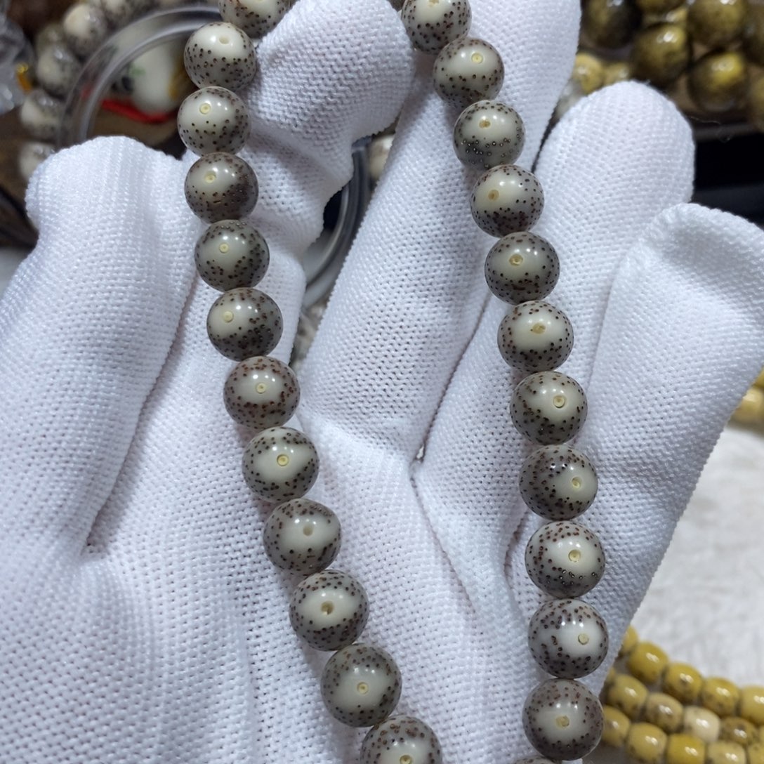 星月菩提手串糯冰9圆大眼睛