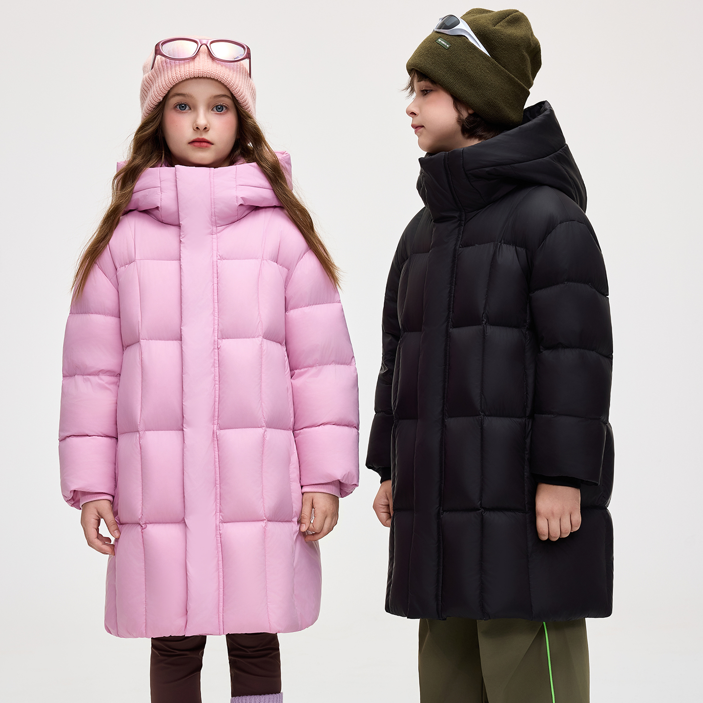 3QR儿童羽绒服2025新款洋气女童男童冬季中长款保暖中大童外套
