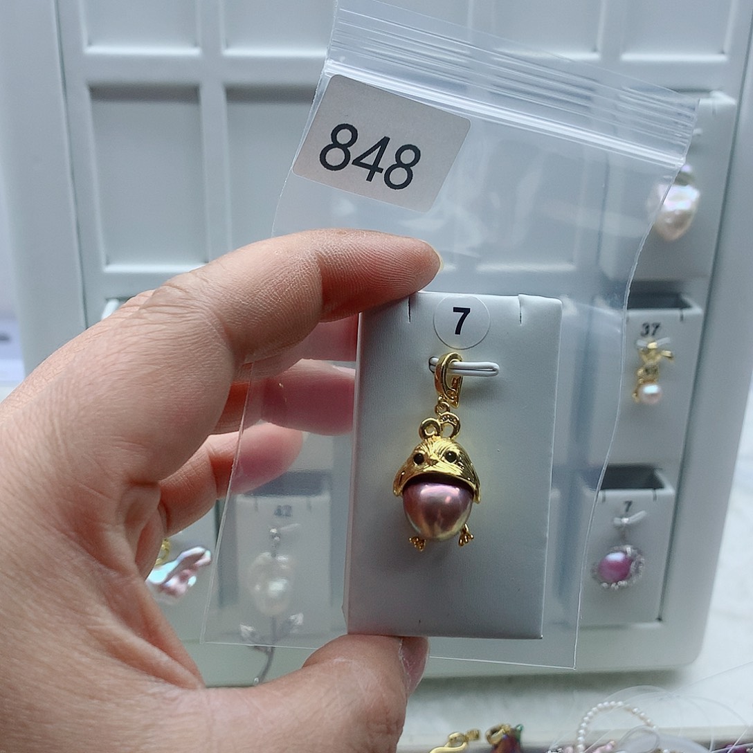 吊坠(不含链)合金淡水珍珠