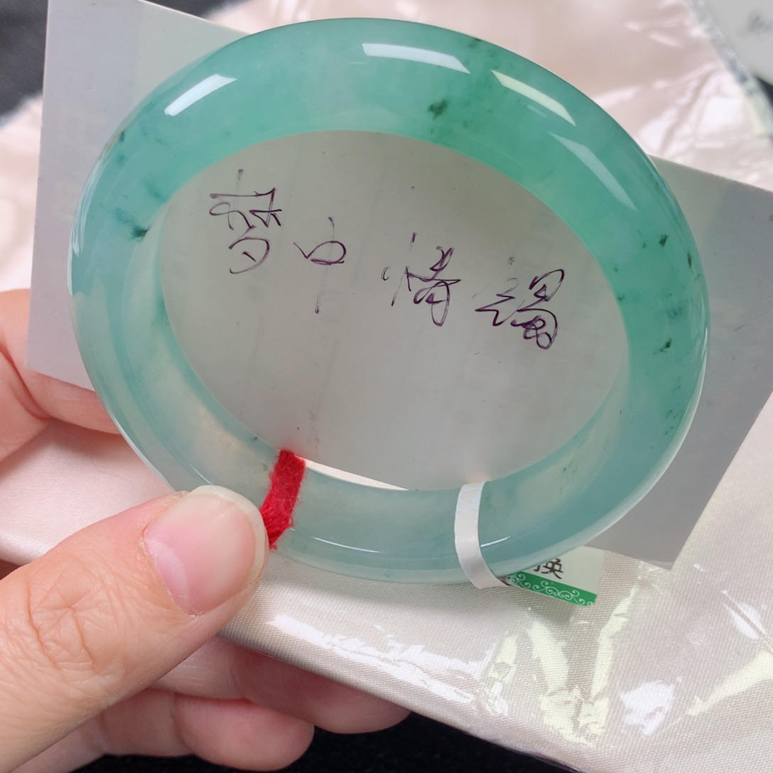 未镶嵌手镯翡翠缅甸天然翡翠手镯55