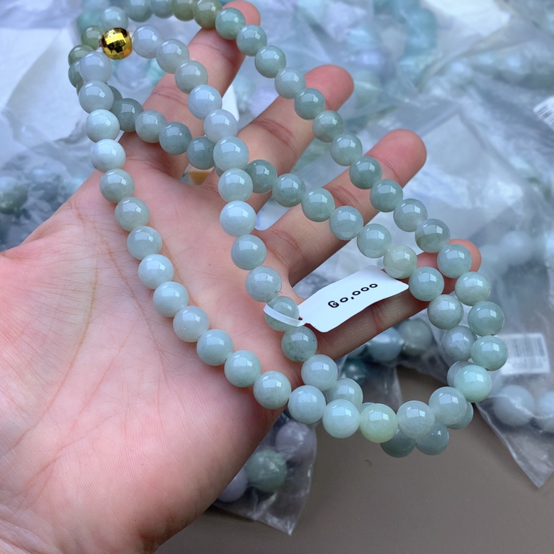 散珠翡翠手串手链