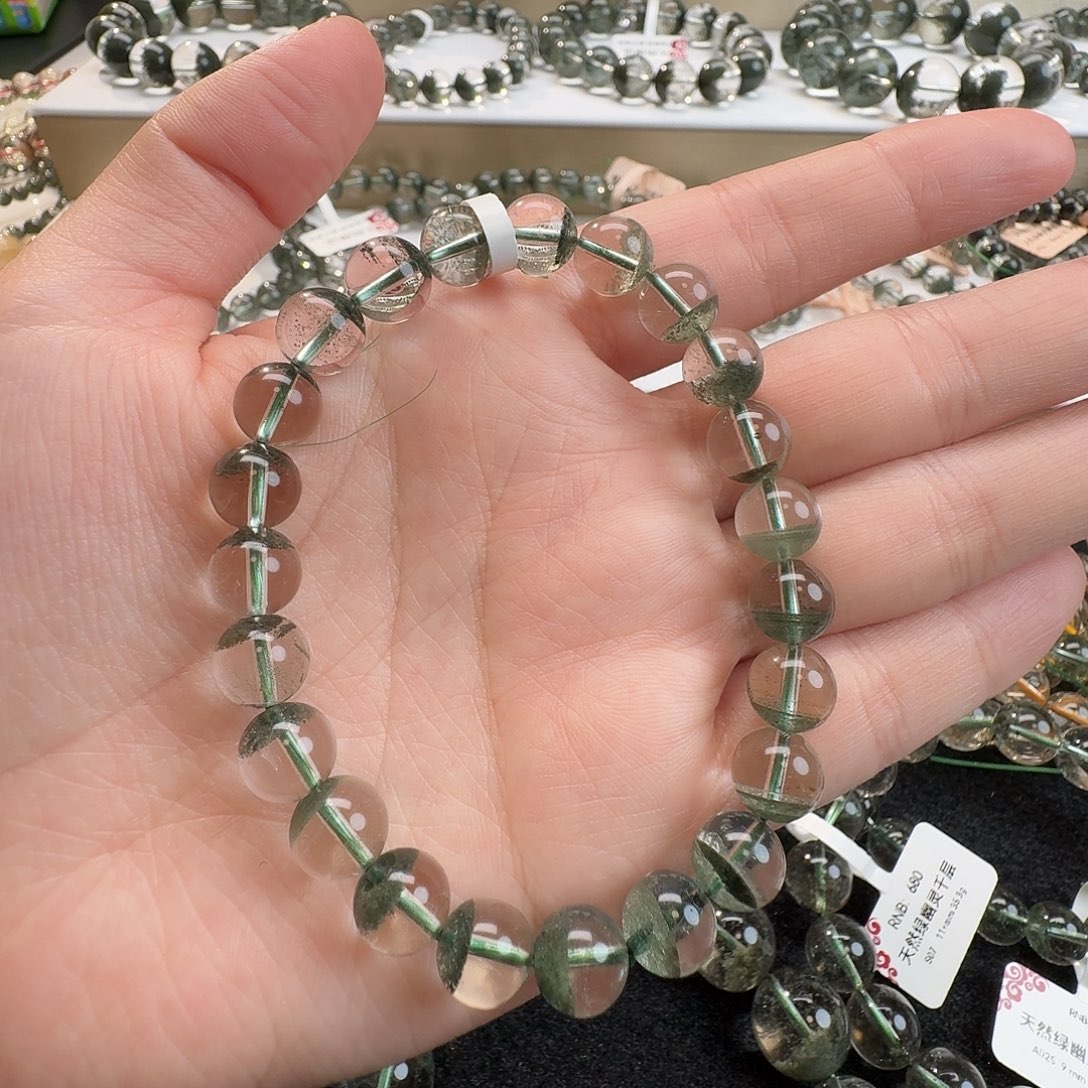 水晶手链未镶嵌帘****姐天然