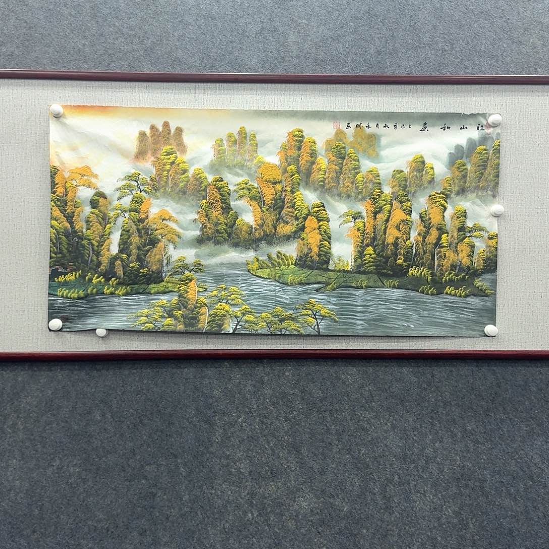 国画国画亲笔手绘原创