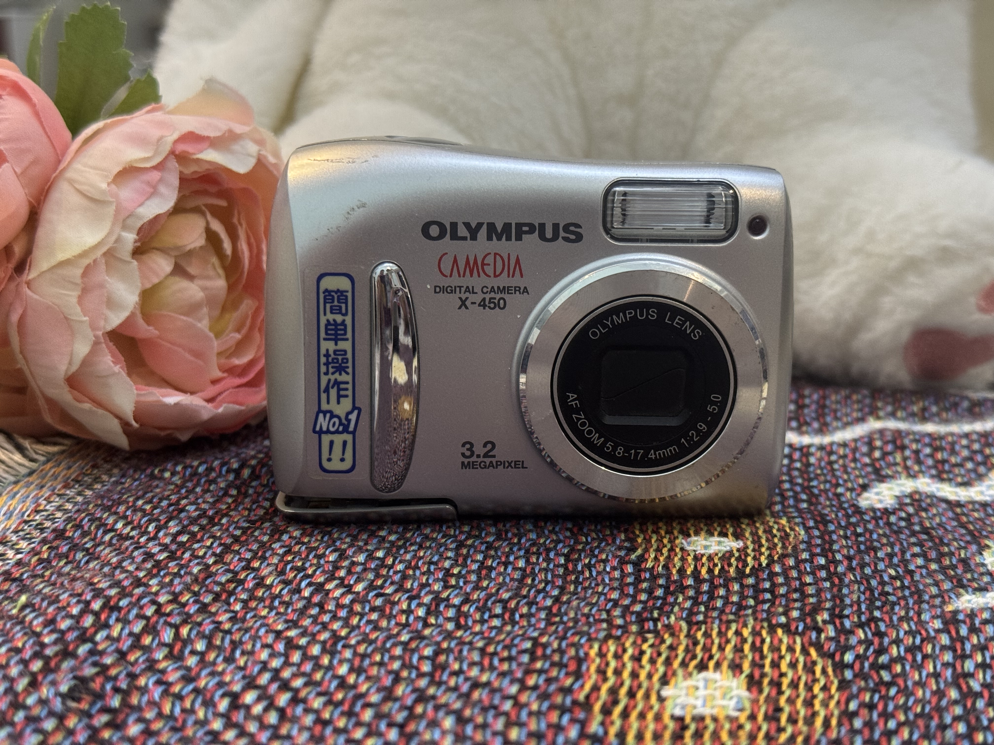 9新 Olympus/奥林巴斯 9新奥林巴斯X450电池盖瑕疵功能正常