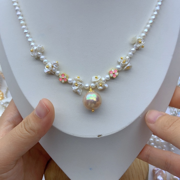 淡水珍珠未镶嵌颈饰