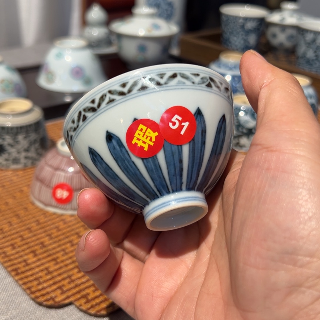 瓷顽古手工手绘作品