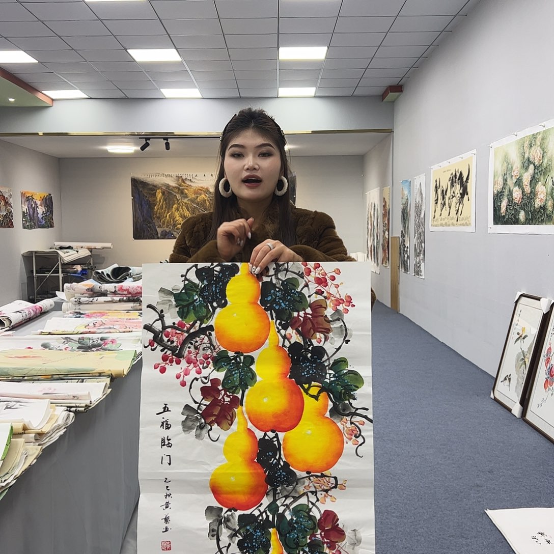 国画国画作品宣纸纯手绘