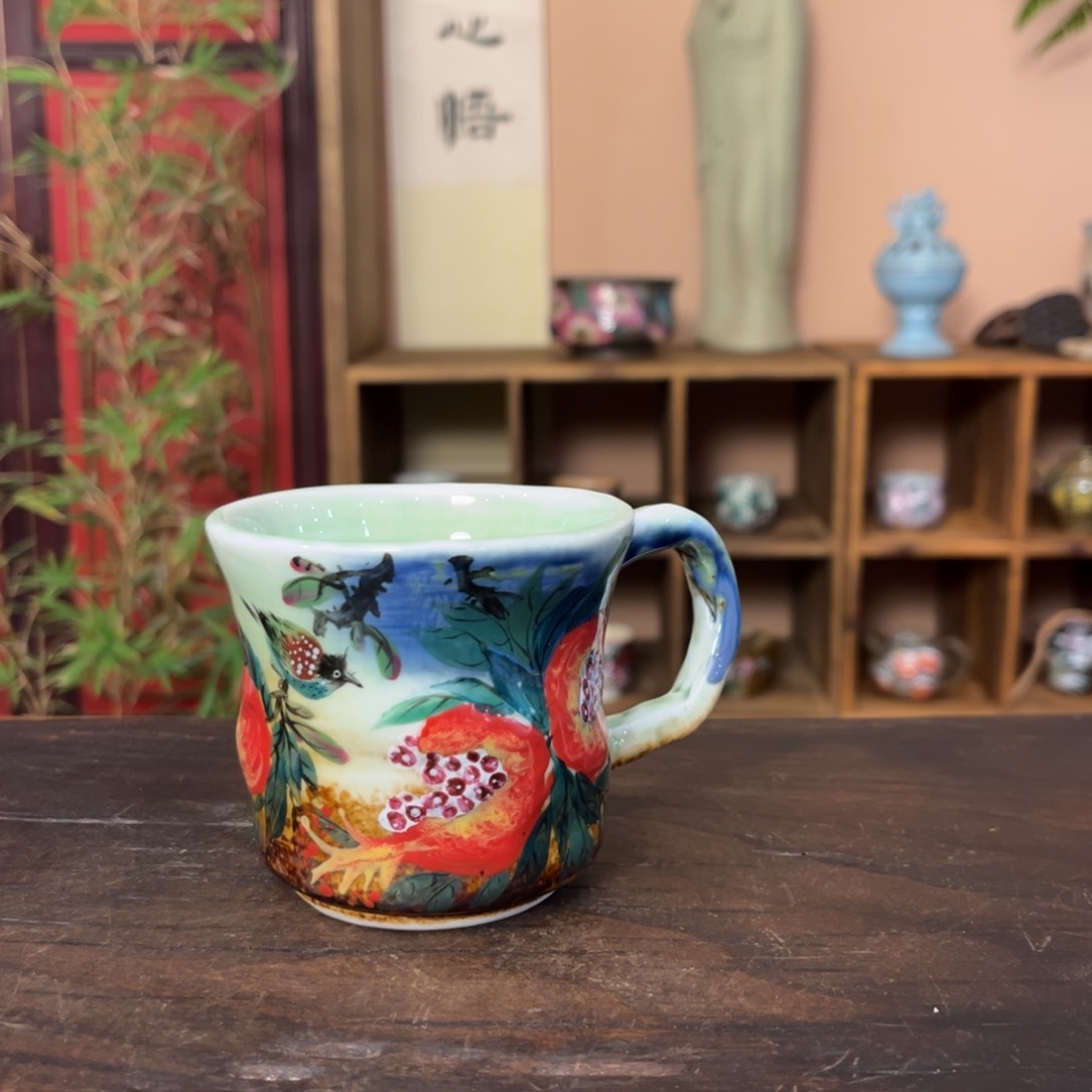 杯景德镇纯手工手绘陶瓷