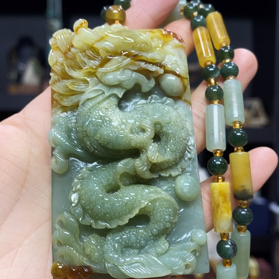 岫玉挂件吊坠手链未镶嵌