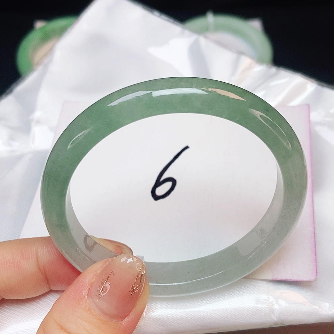 翡翠手镯未镶嵌52➕半山水冰贵妃毕业镯