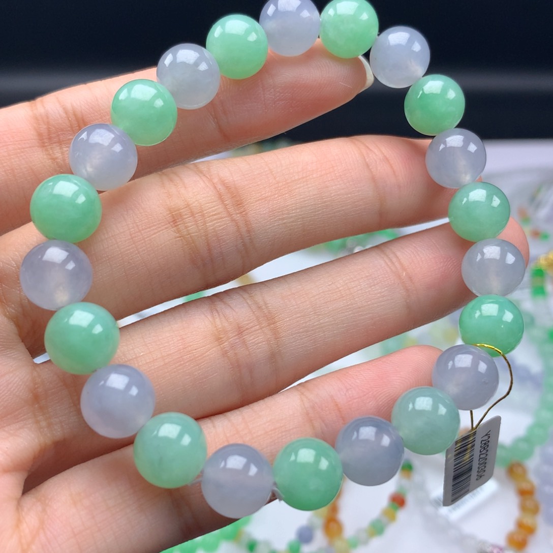 翡翠手链未镶嵌卡