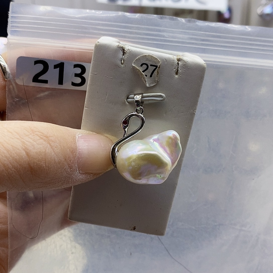 颈饰合金淡水珍珠