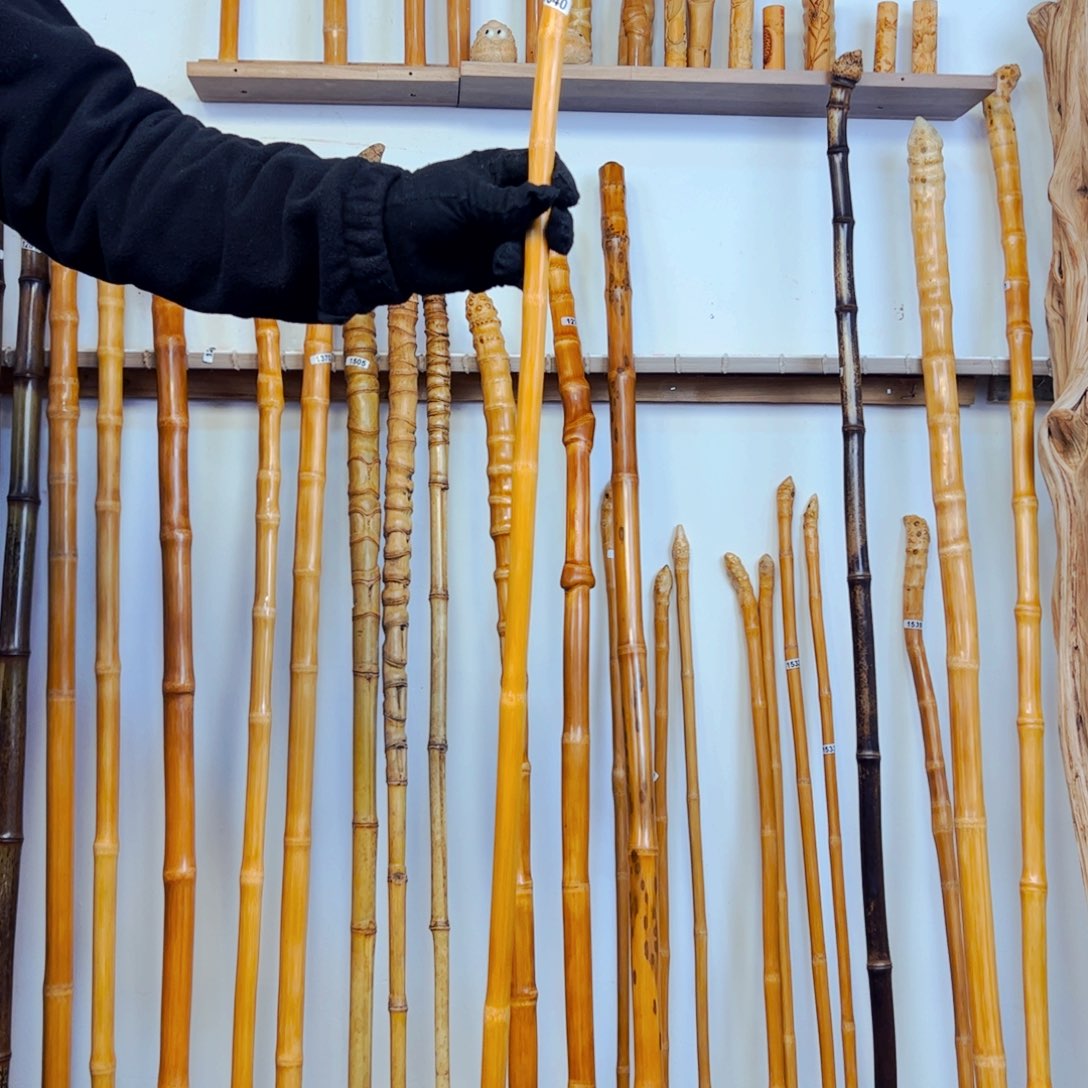 1540玉竹杖登山杖手持