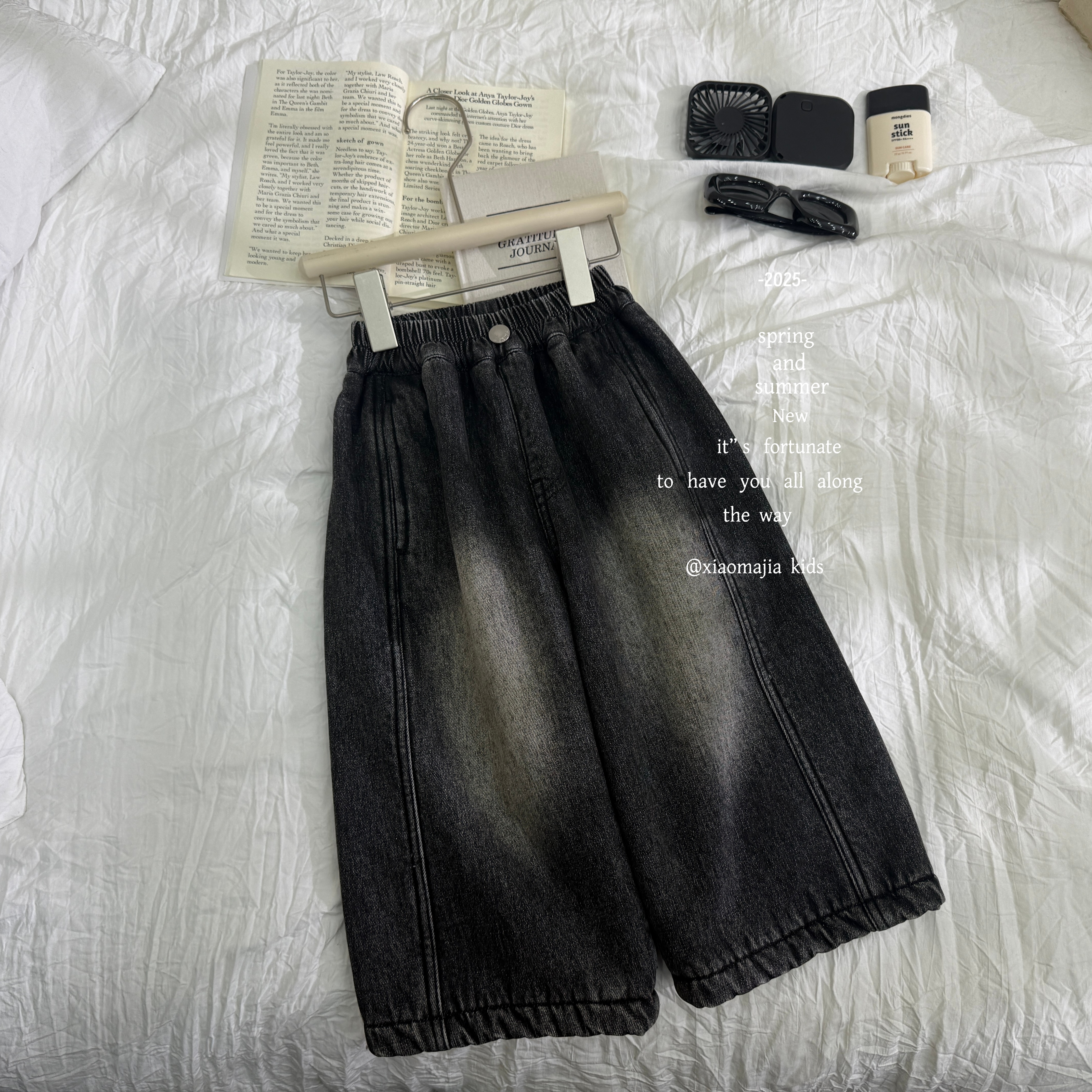 02现货-小马家冬款儿童加绒加厚休闲牛仔裤7178直筒裤百搭男女童