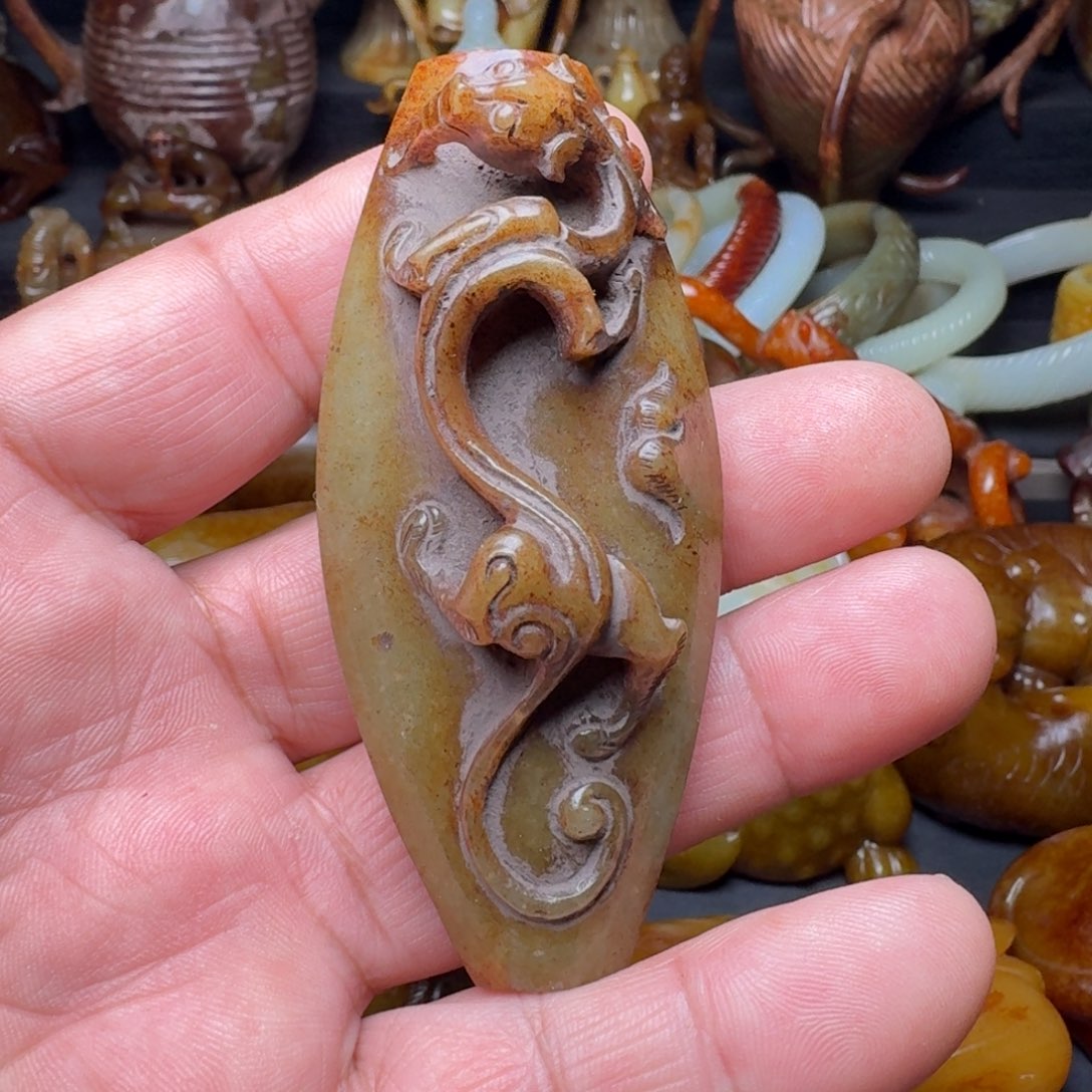 和田玉挂件未镶嵌