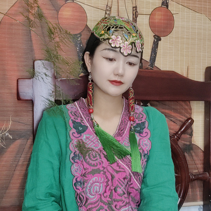 扶荼-原创设计-新品民族风老绣发箍2511-24