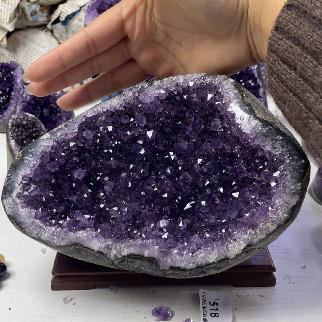 紫晶大型摆件（非配饰）未镶嵌绽*