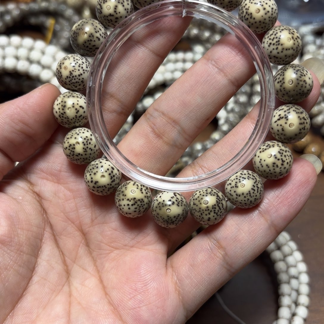 不***年手串星月菩提星月石玉料13圆