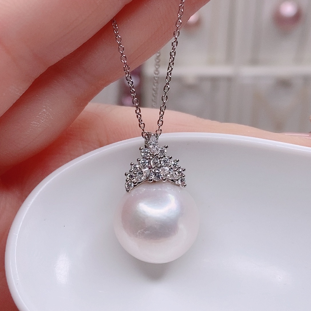 合金淡水珍珠颈饰