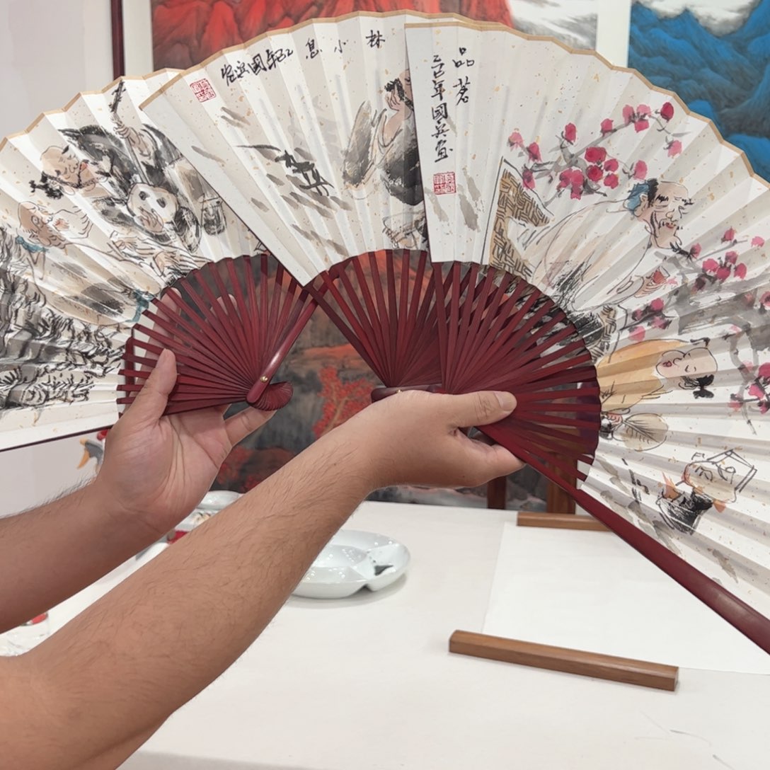 国画国画中美协会员莫国宾老师精品