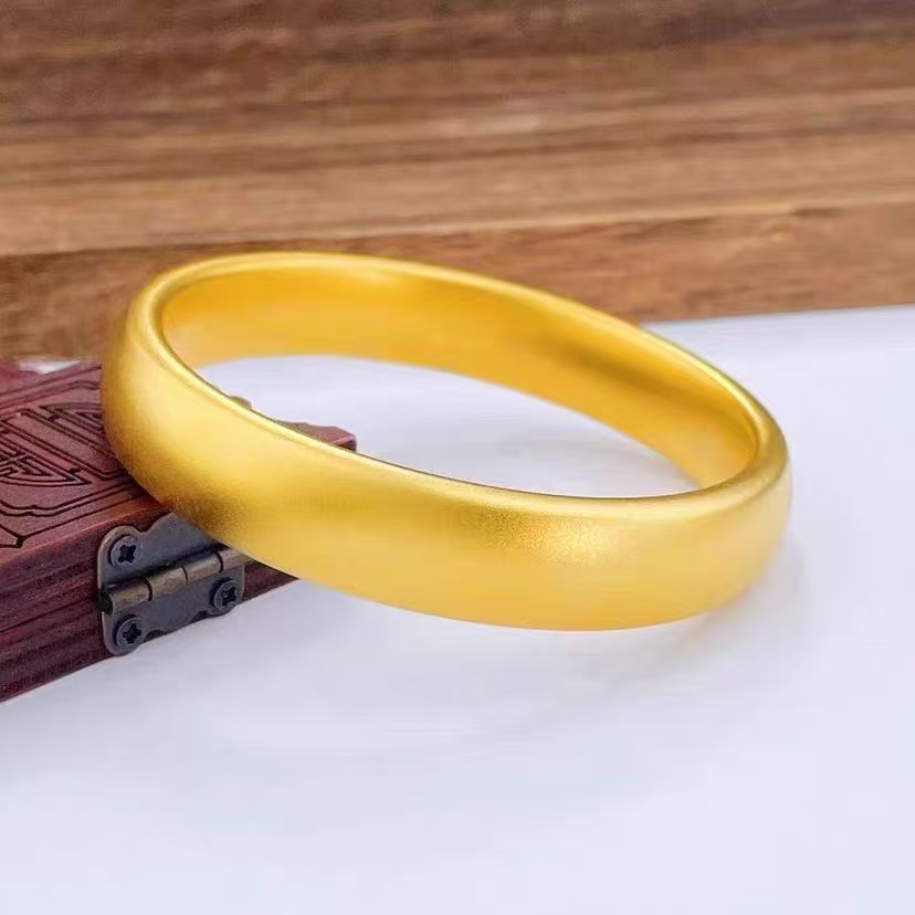 宝裕华黄金足金999 古法手镯 轮胎镯