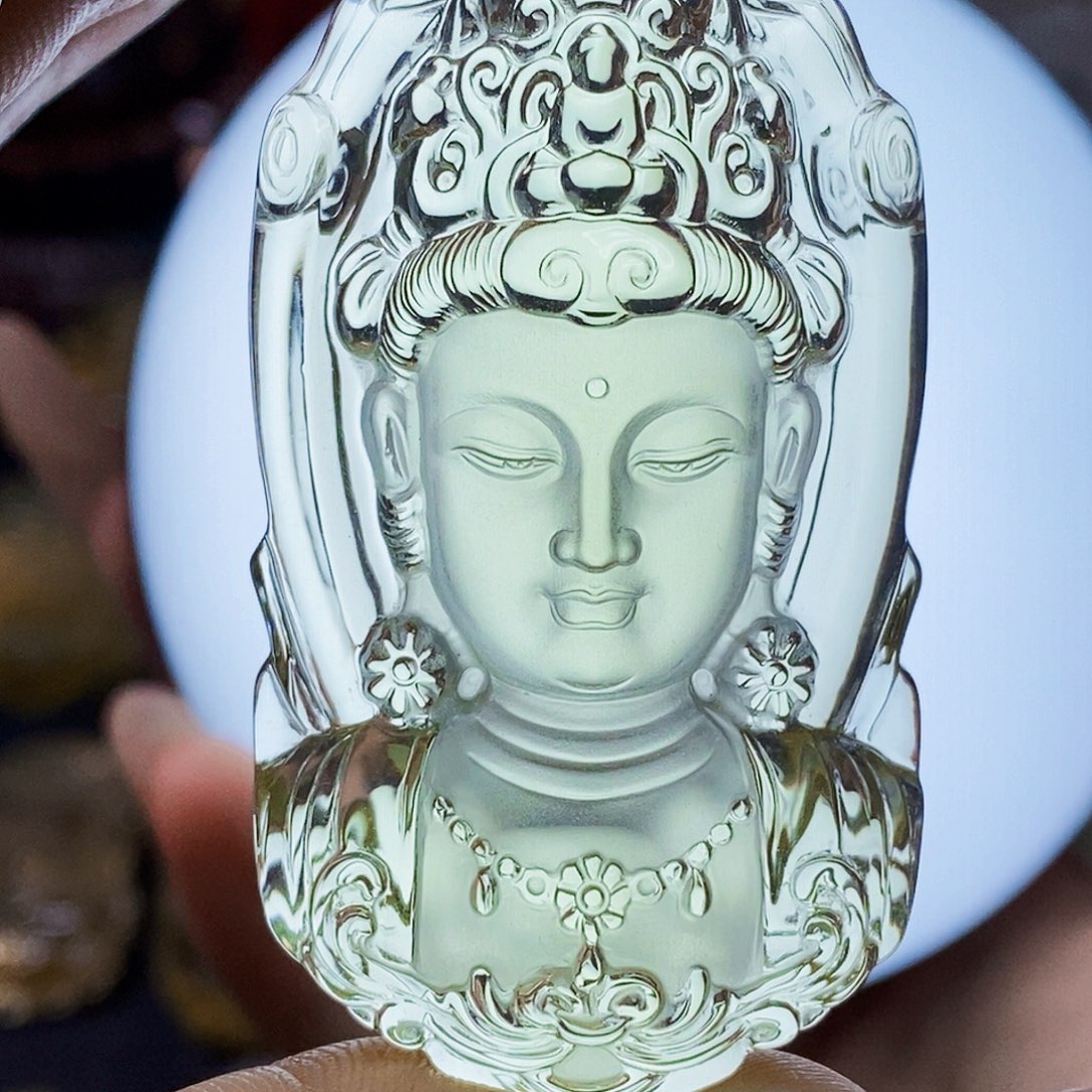 水晶颈饰未镶嵌清****上吊坠