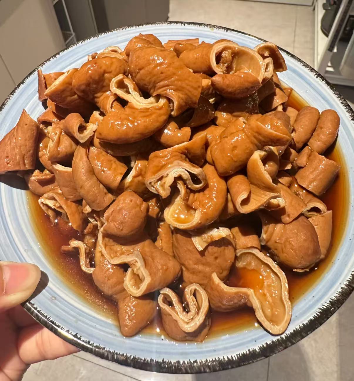 【巴盟梁姐姐】猪肥肠猪大肠3斤家常味道全熟加热即食（顺丰包邮）