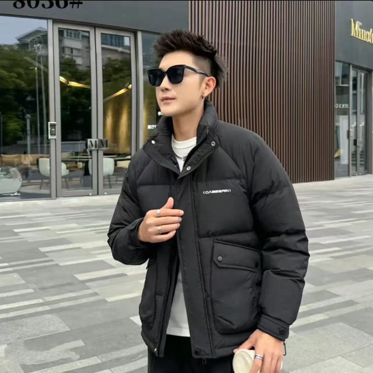 小众冬季撤柜冬季防寒外套-8036