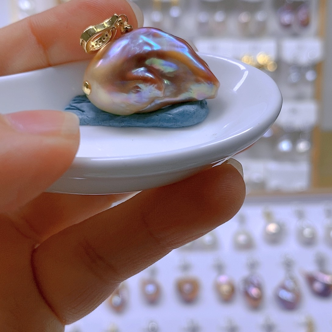 淡水珍珠颈饰合金