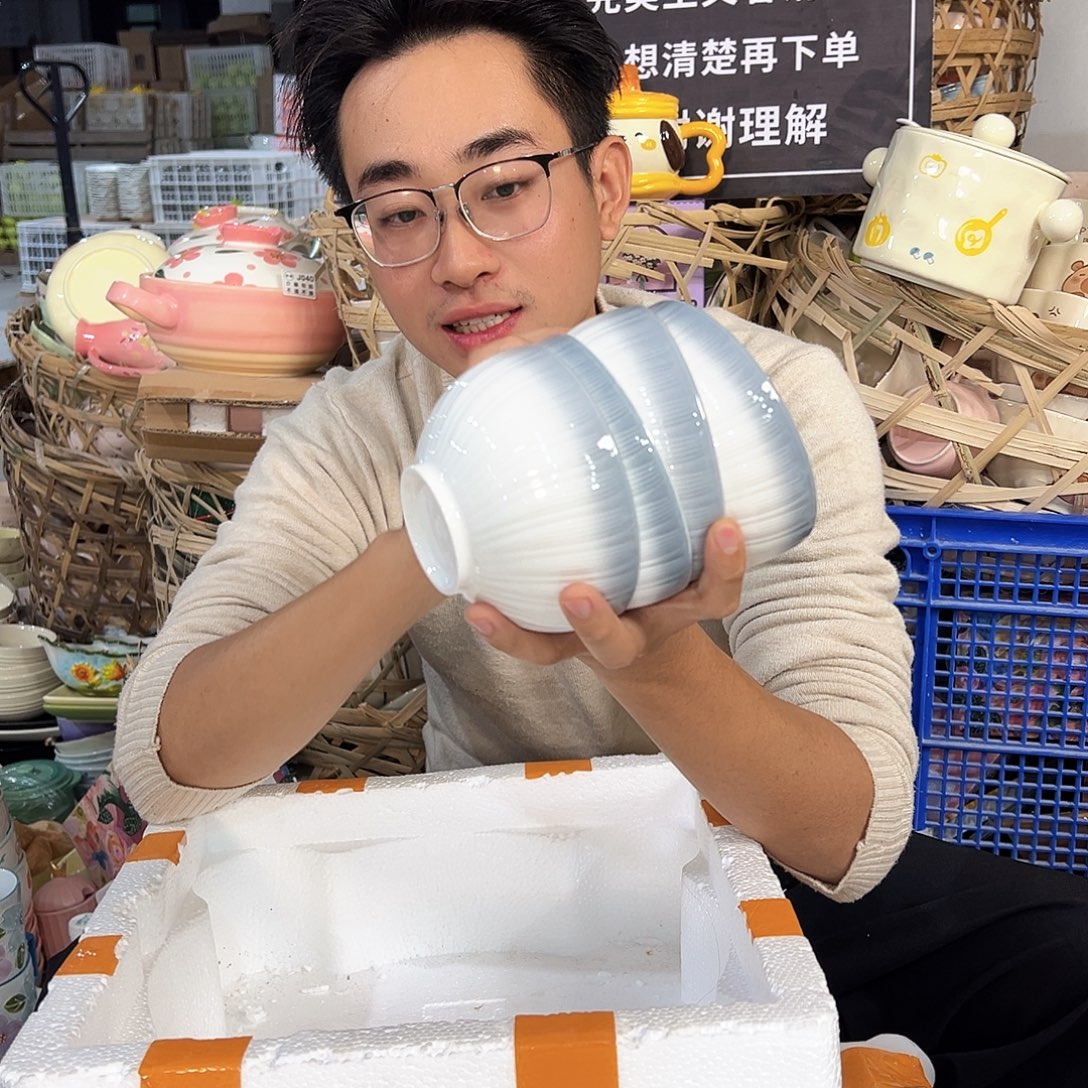 摆件潮州陶瓷餐具微瑕