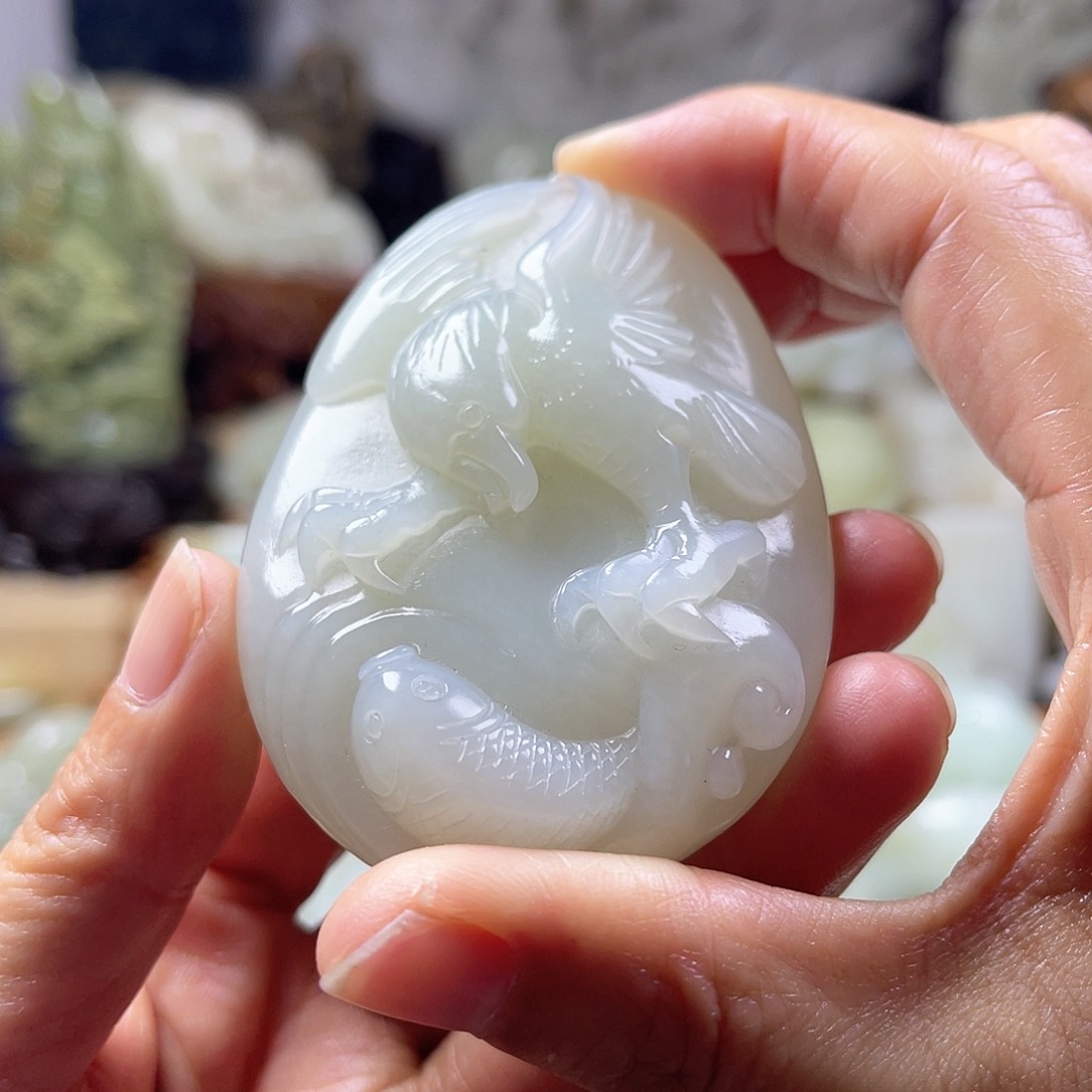 和田玉挂件未镶嵌