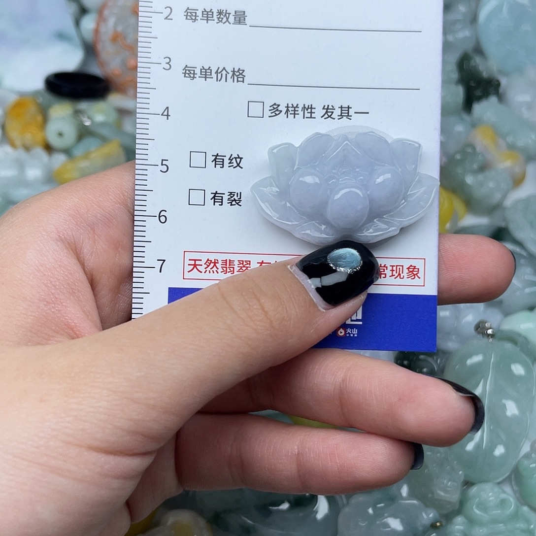 翡翠未镶嵌颈饰675