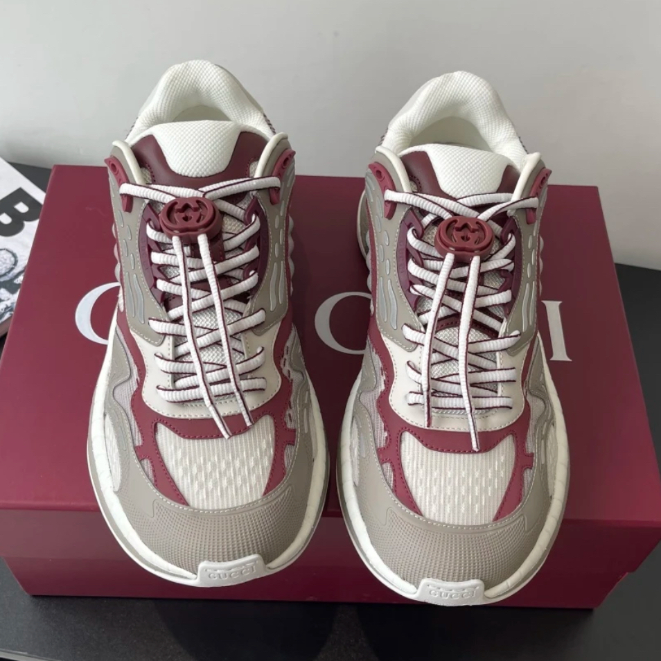 未使用 GUCCI/古驰 新款2.0运动鞋全新古驰红色网面运动鞋 多尺码