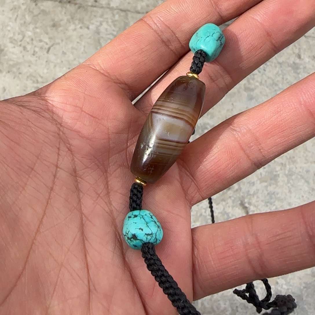 玛瑙/玉髓未镶嵌项链