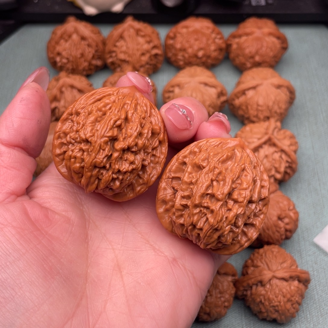 把件文玩核桃麦穗虎头39