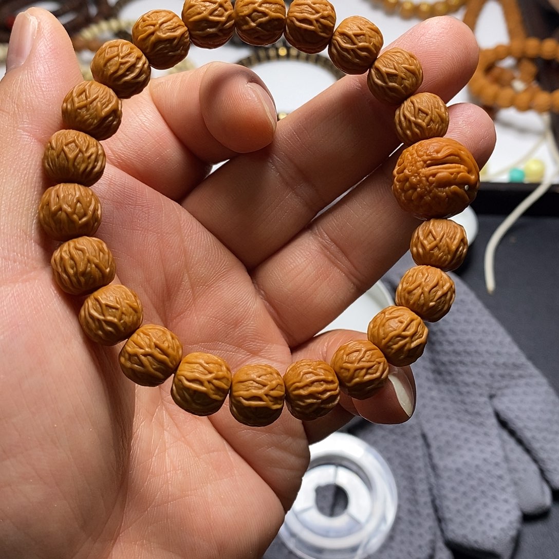 猴头核桃手串全品10左右毒液高配18号