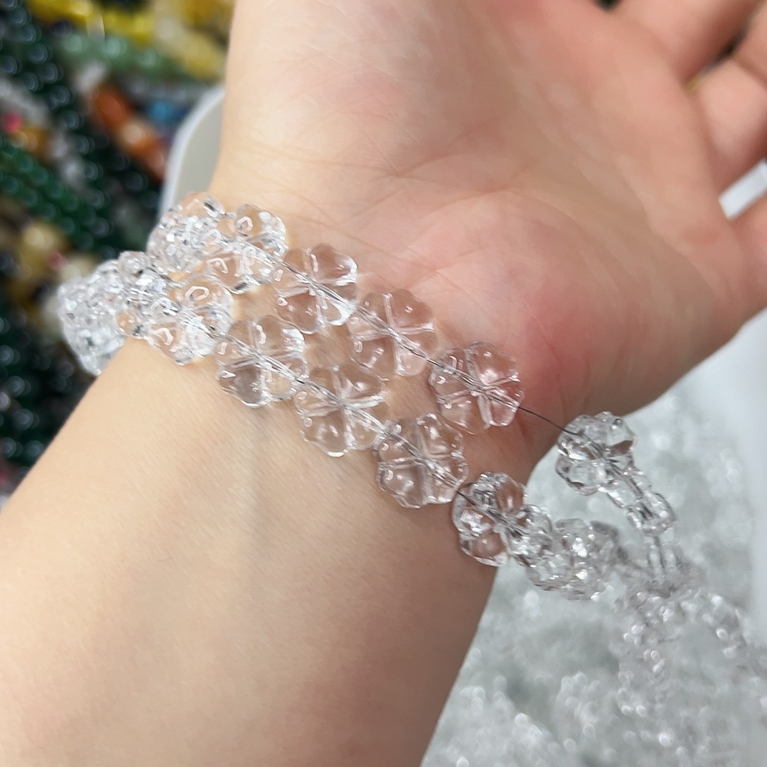 玛瑙/玉髓合金珠宝半成品，压电白水花花大长条