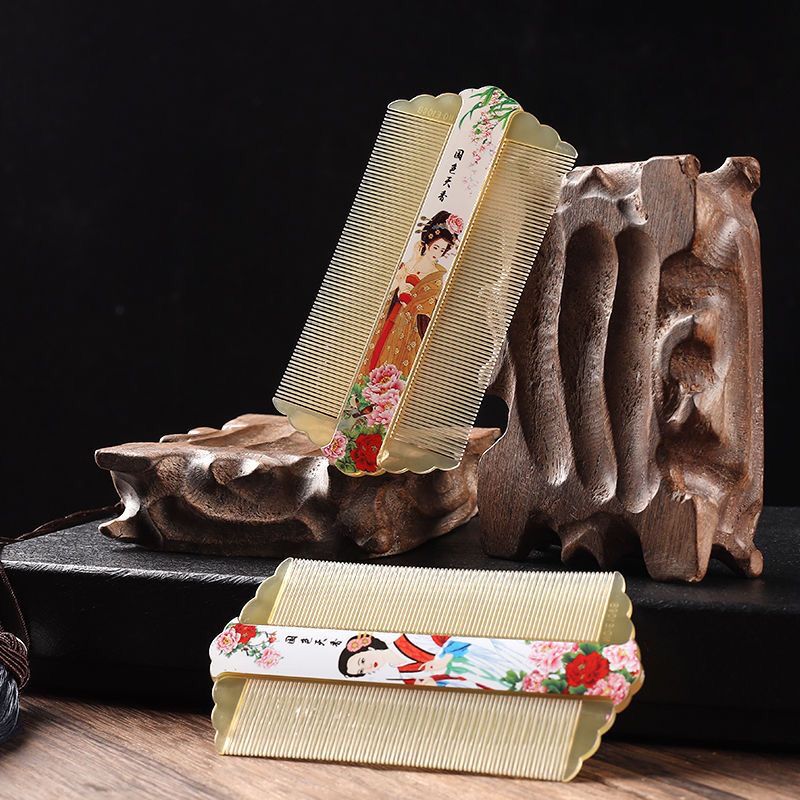 篦子梳虱子头皮屑老式加密梳密齿去屑细齿拍一发二