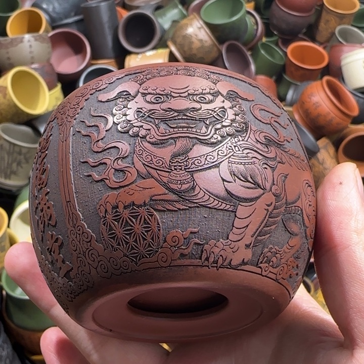 茶杯紫砂全手工紫砂