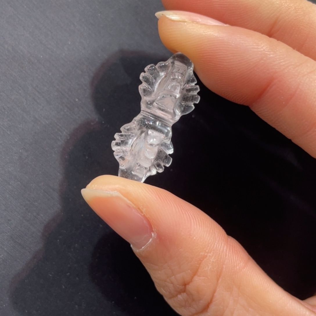 水晶摆件金刚撅未镶嵌