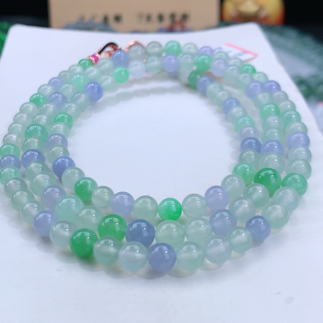 翡翠手链未镶嵌卡6
